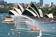 The Sydney Opera House on Australia Day Celebrations 2009